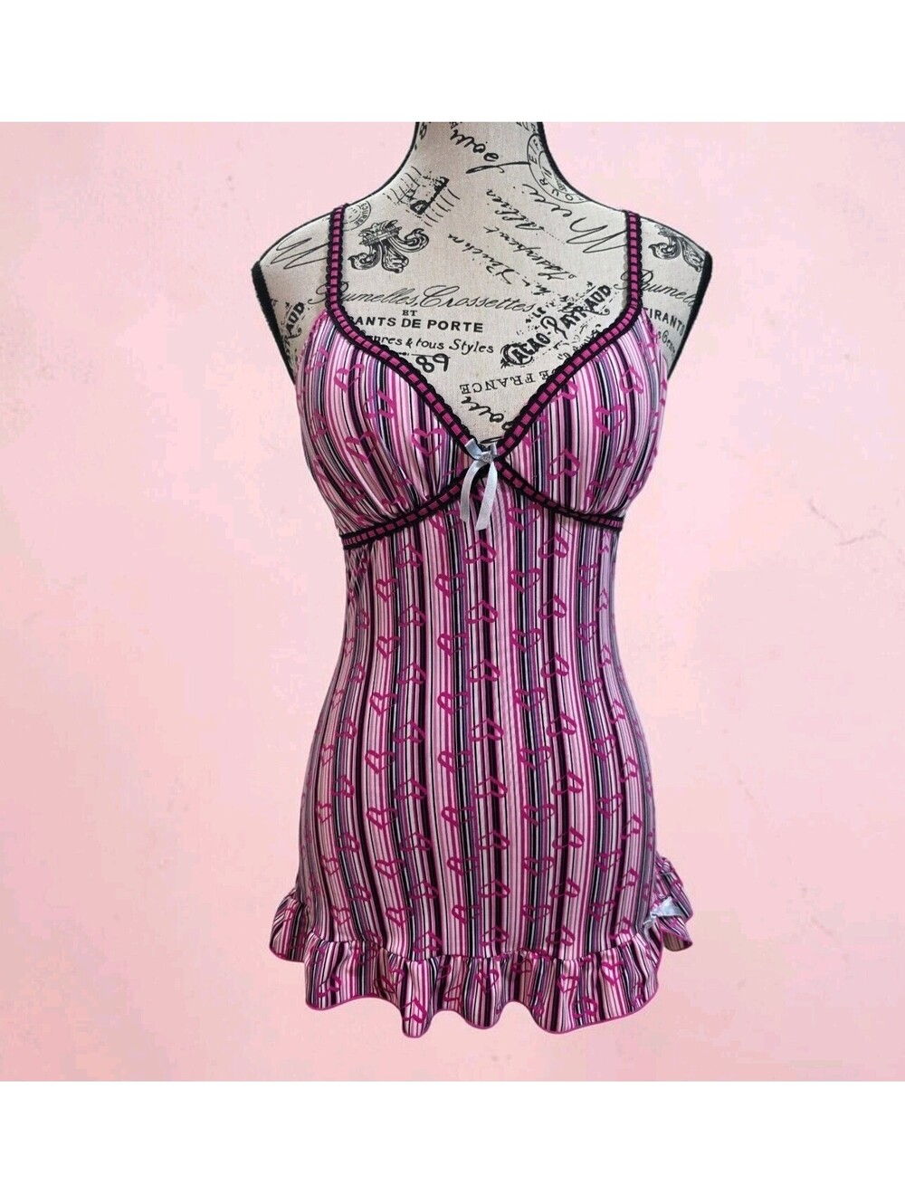 Native Intimates Y2K Coquette Chemise Nighty S Women's
